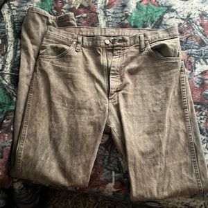 Tan Wrangler Work pants 36 x 34